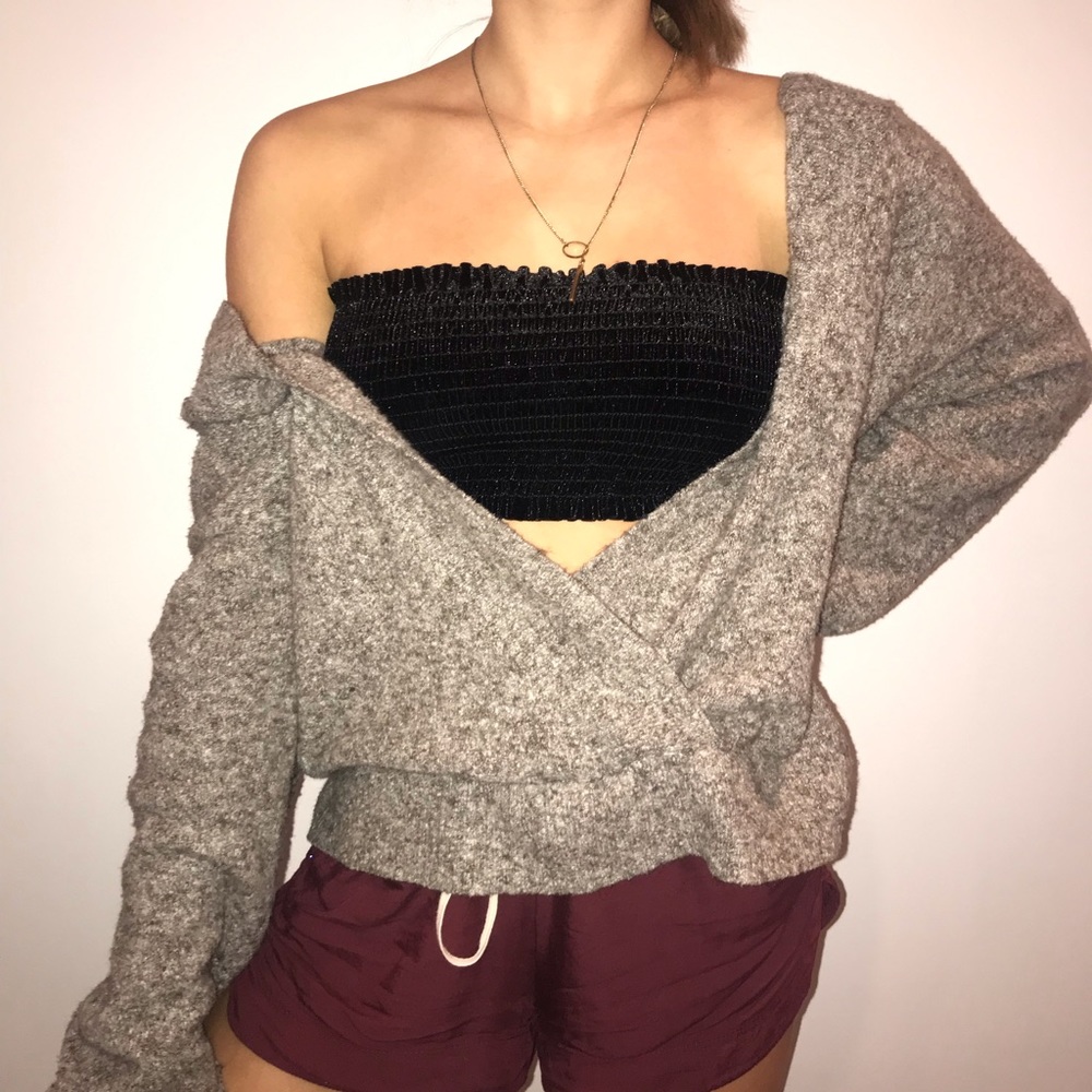 Off the shoulder sweater